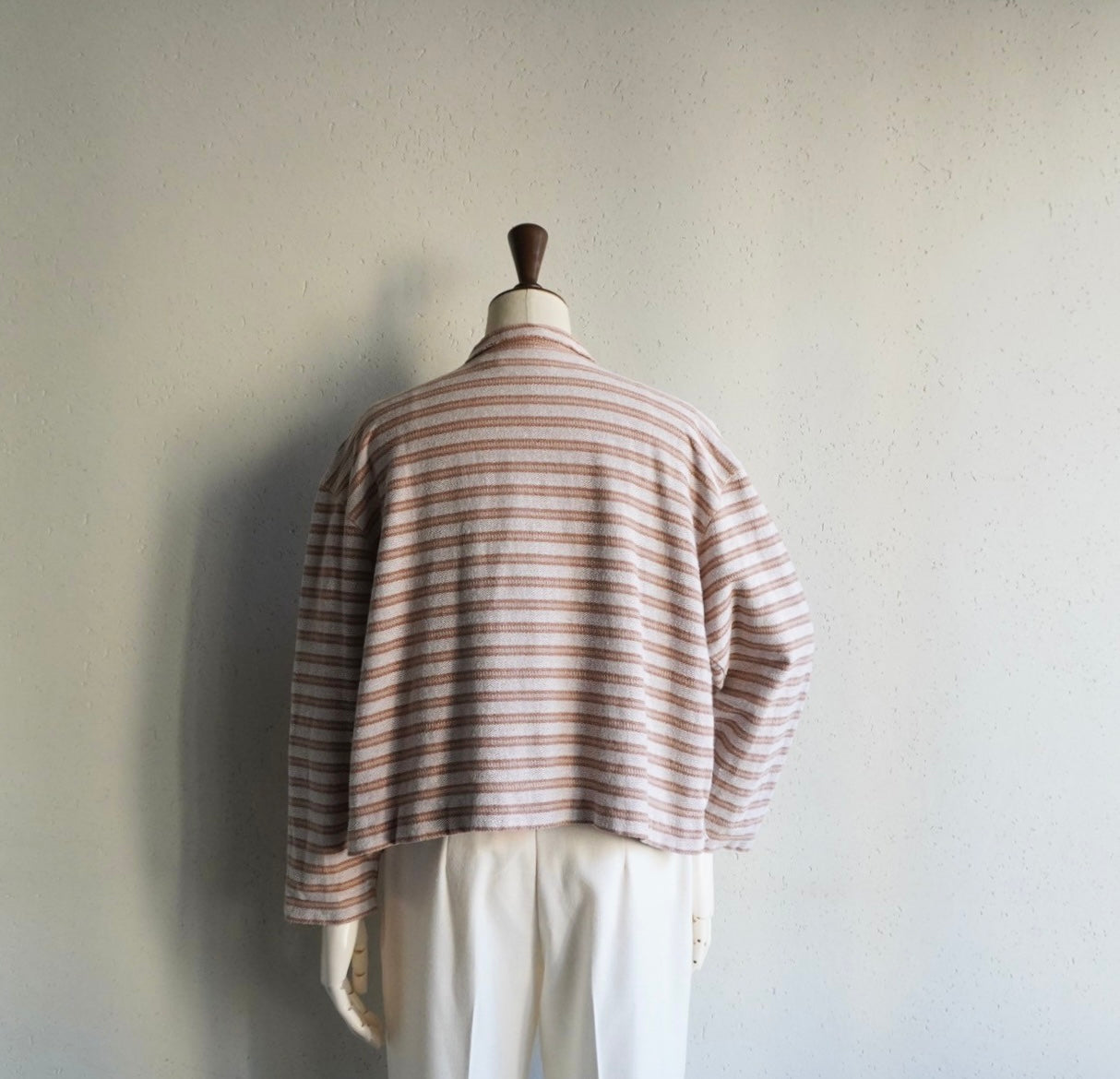 90s Striped Cotton Top