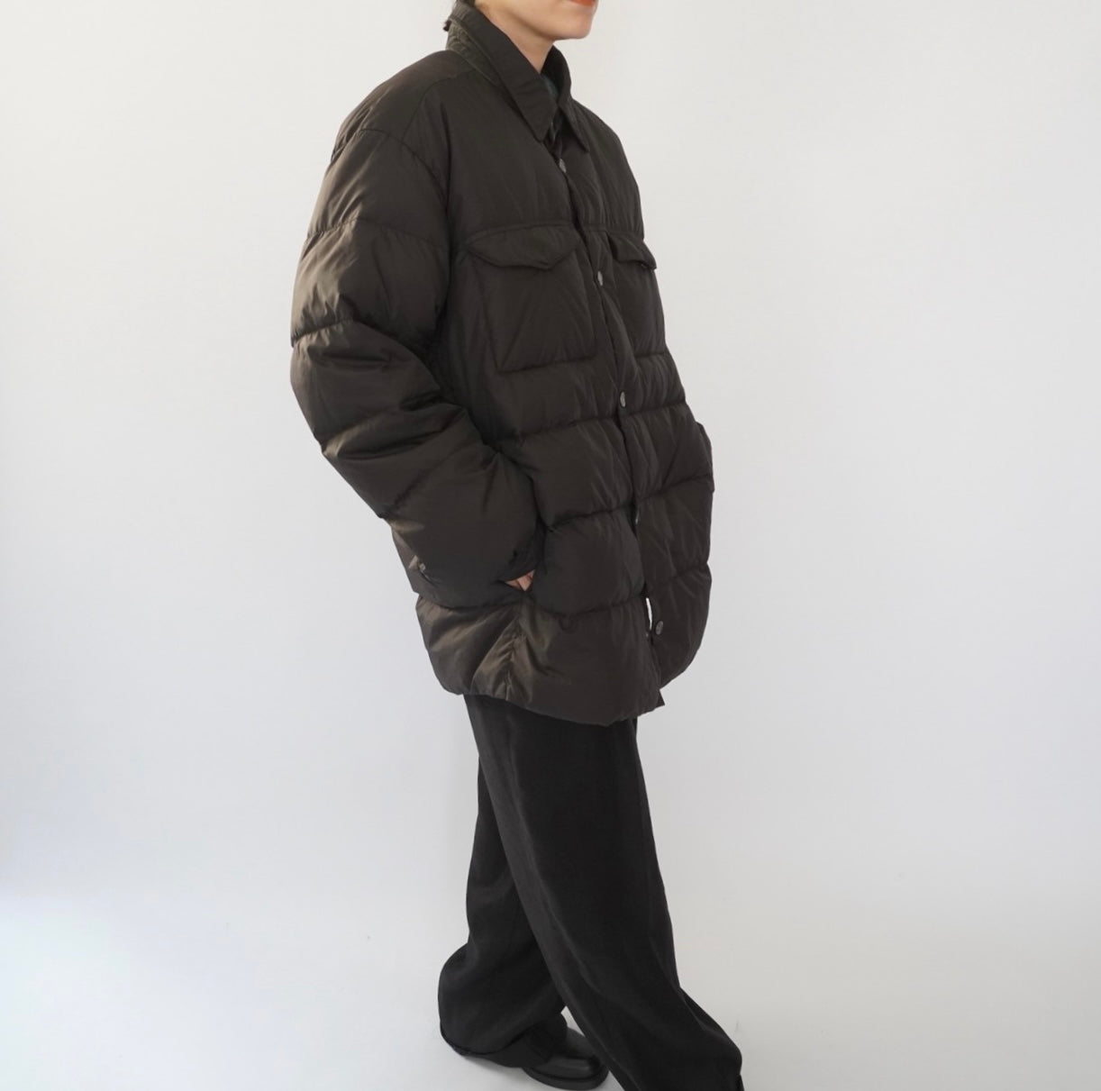 90s Black Down Jacket