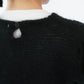 80s EURO Black Mohair Knit