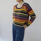80s Multi Striped Knit