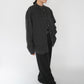 90s Black Sweater Jacket,Cardigan