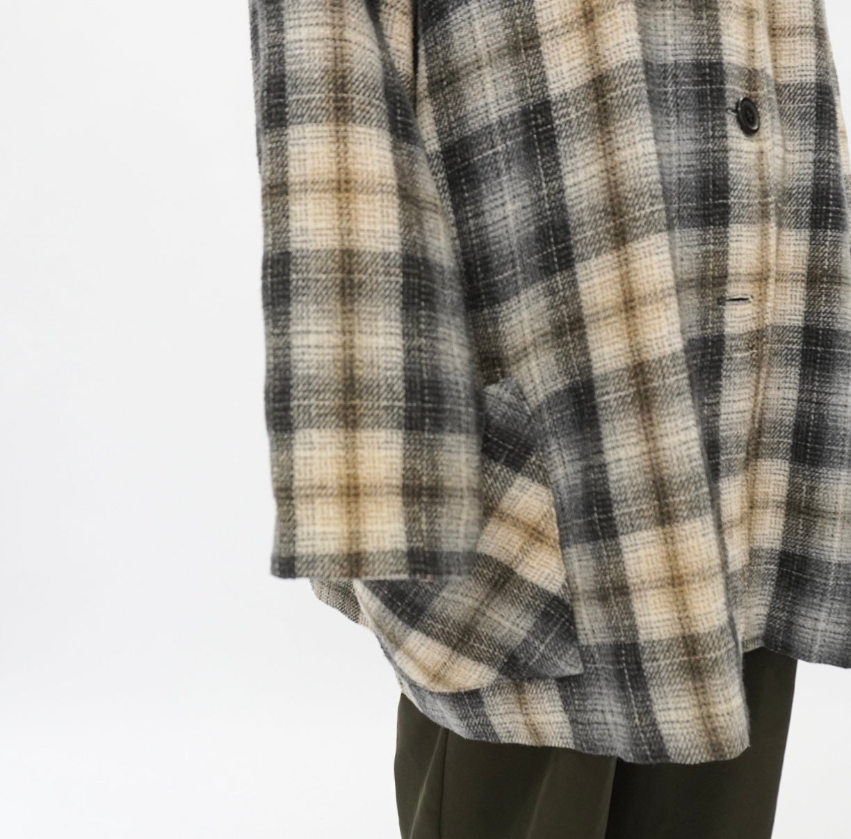 90s Plaid Light Jacket