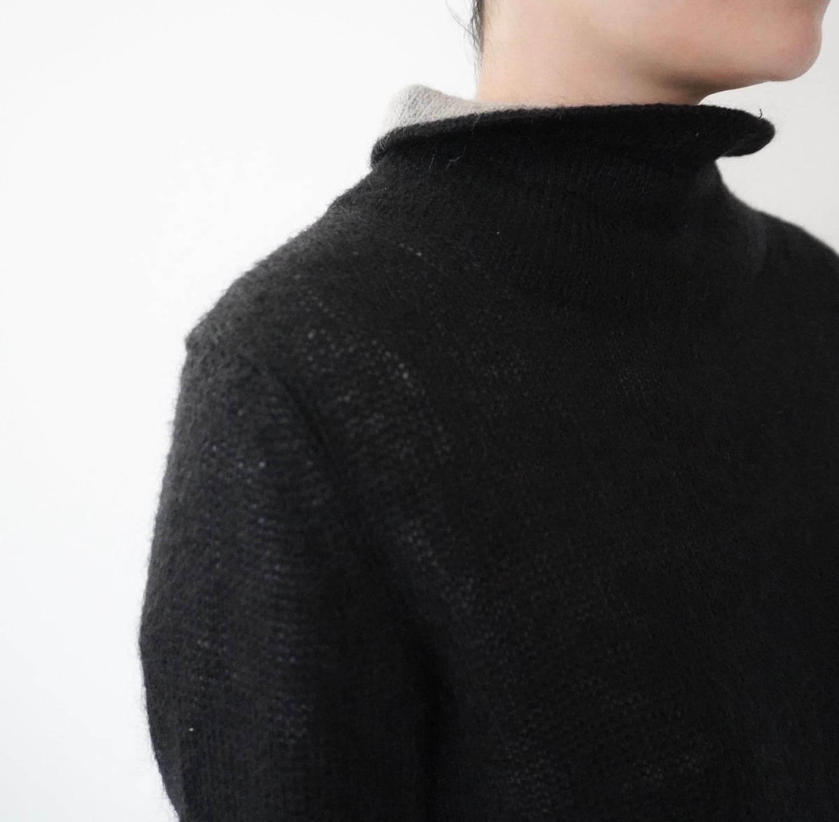 90s Black×Gray Knit