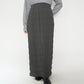 90s Pleated Maxi Skirt Made in USA