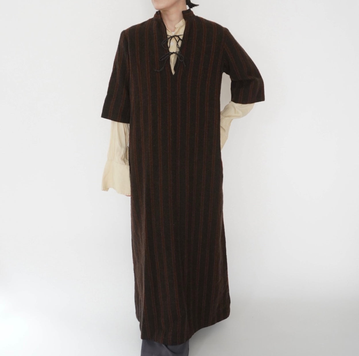 70s Maxi Striped Dress