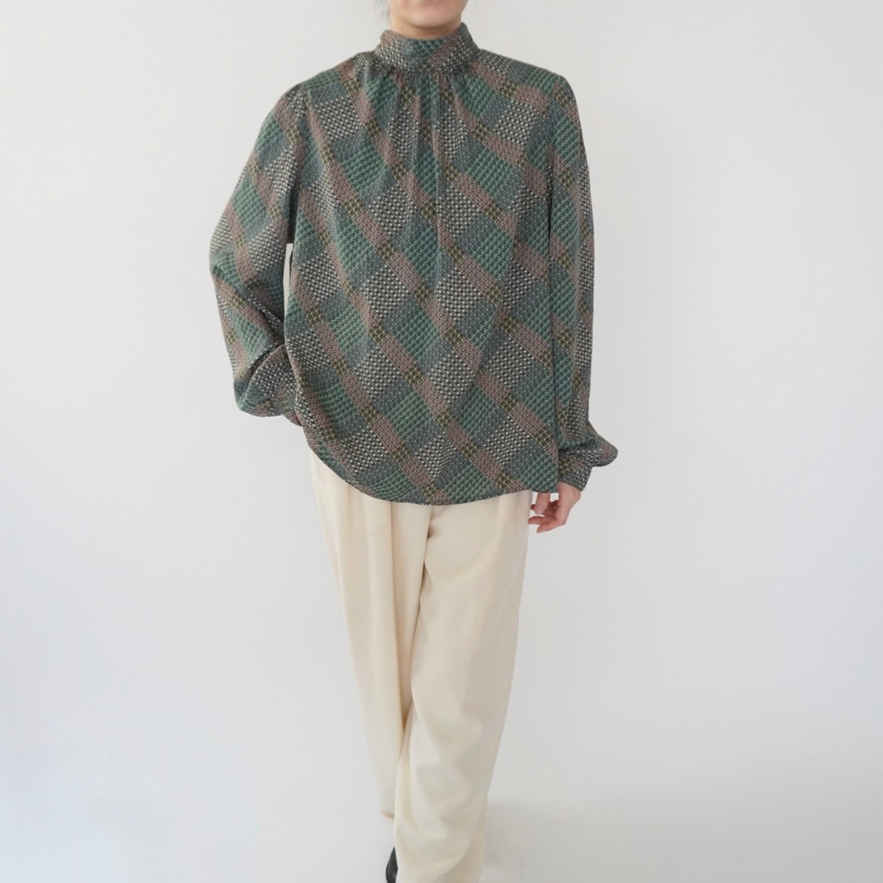 80s Pattern Blouse