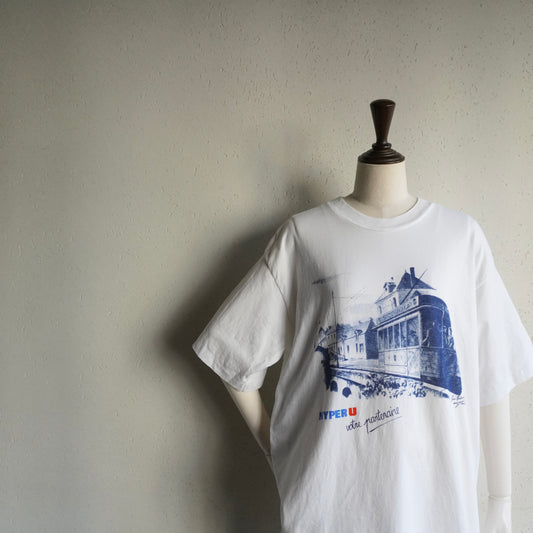 80s Printed T-shirt Made in France