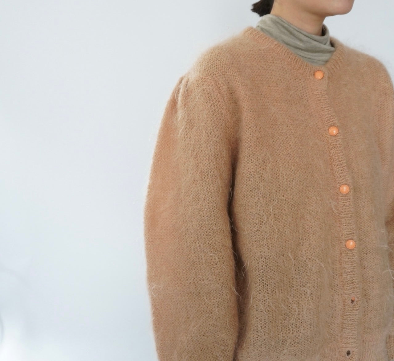 80s Mohair Knit Cardigan