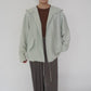 90s Linen×Silk Hoodie Jacket