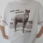 90s  Zebra Printed Mock Neck T-shirt