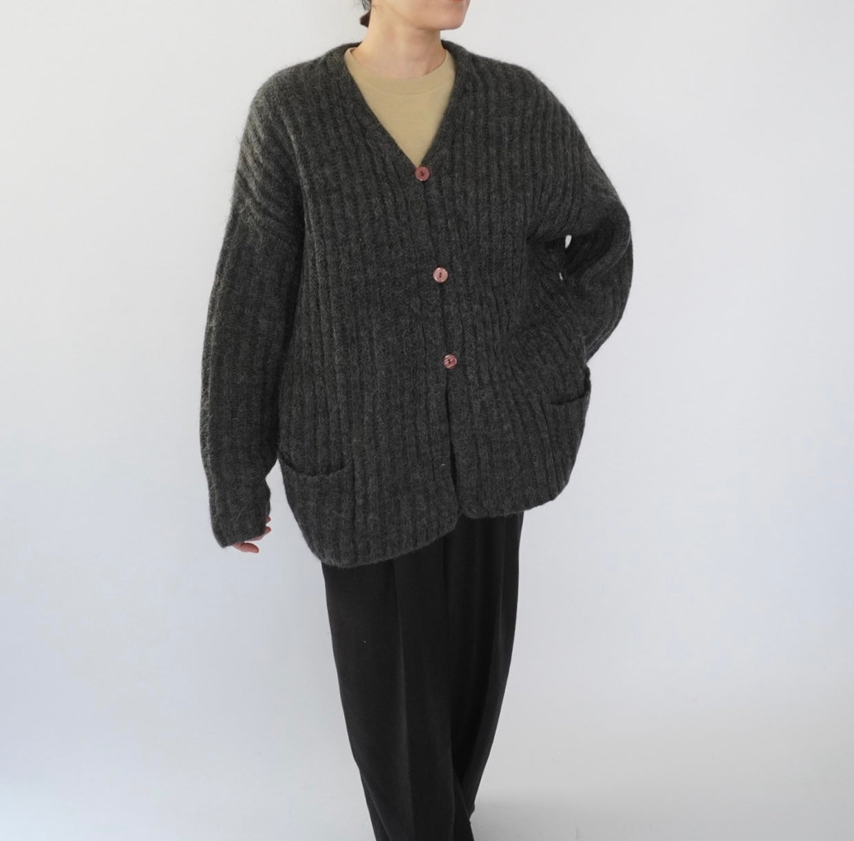 90s Mohair Knit Cardigan