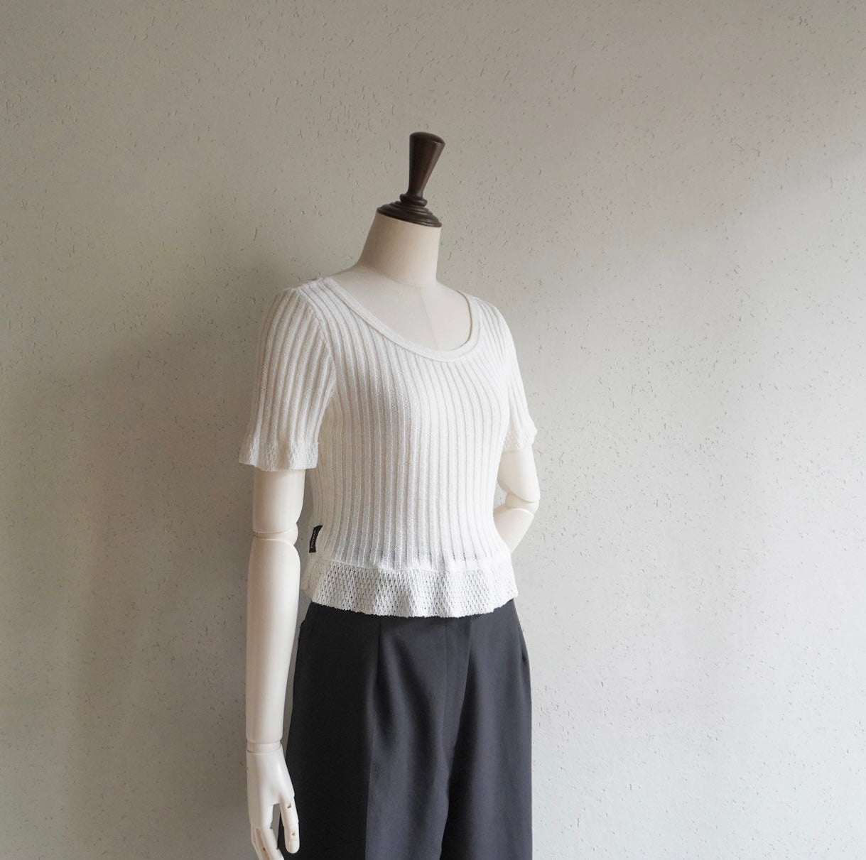 90s Ribbed Top Made in Italy