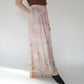 70s Printed Maxi Skirt