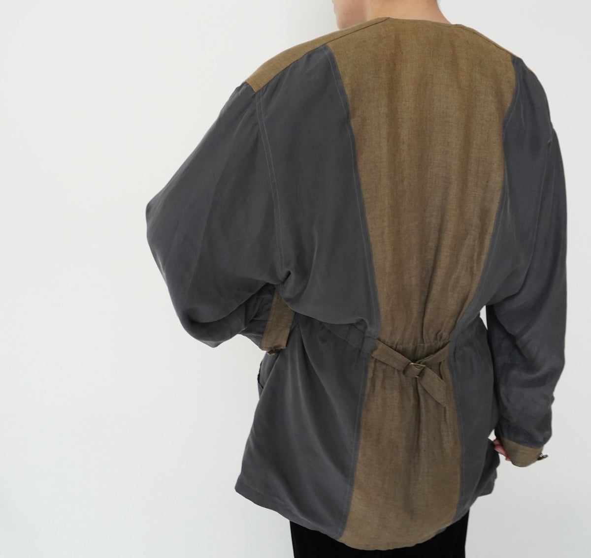 90s EURO Silk Linen Jacket