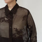 90s Lace Design Shirt