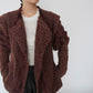 70s80s Woven Knit Jacket