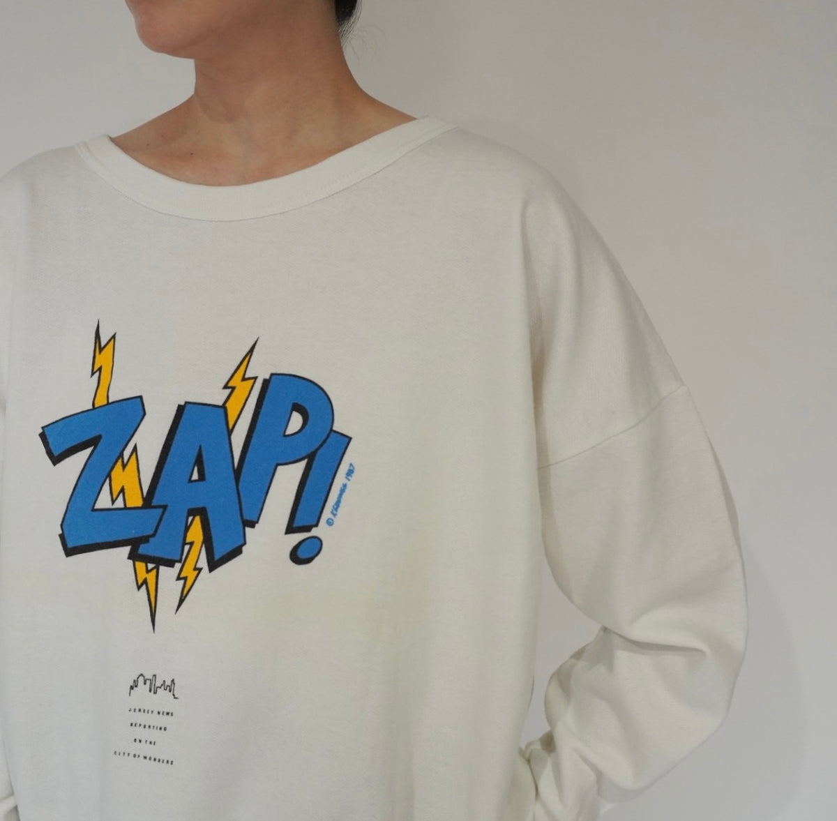 80s Printed Sweater Made in Canada