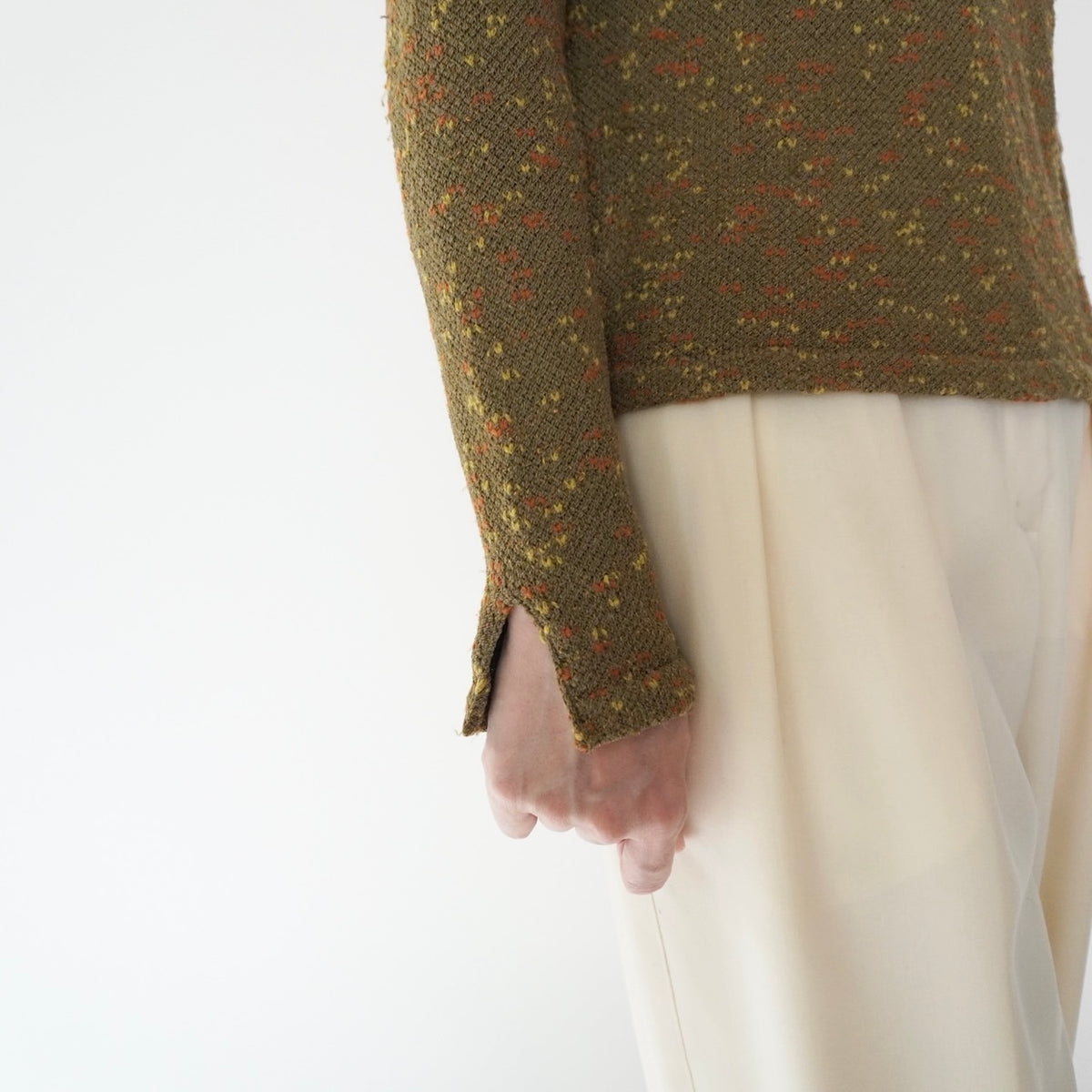 90s Mix Knit Top Made in USA