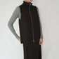 90s EURO Zipped Top、Vest Handloomed in California