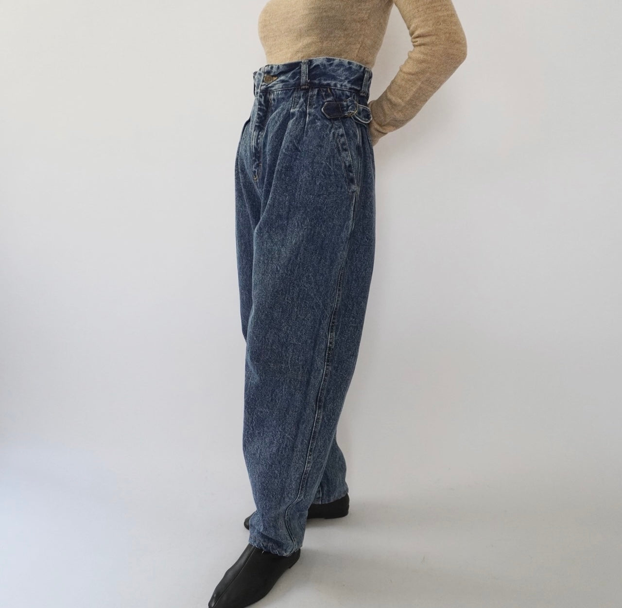 90s High Waisted Denim Pants