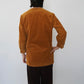 60s Lace Up Corduroy Top