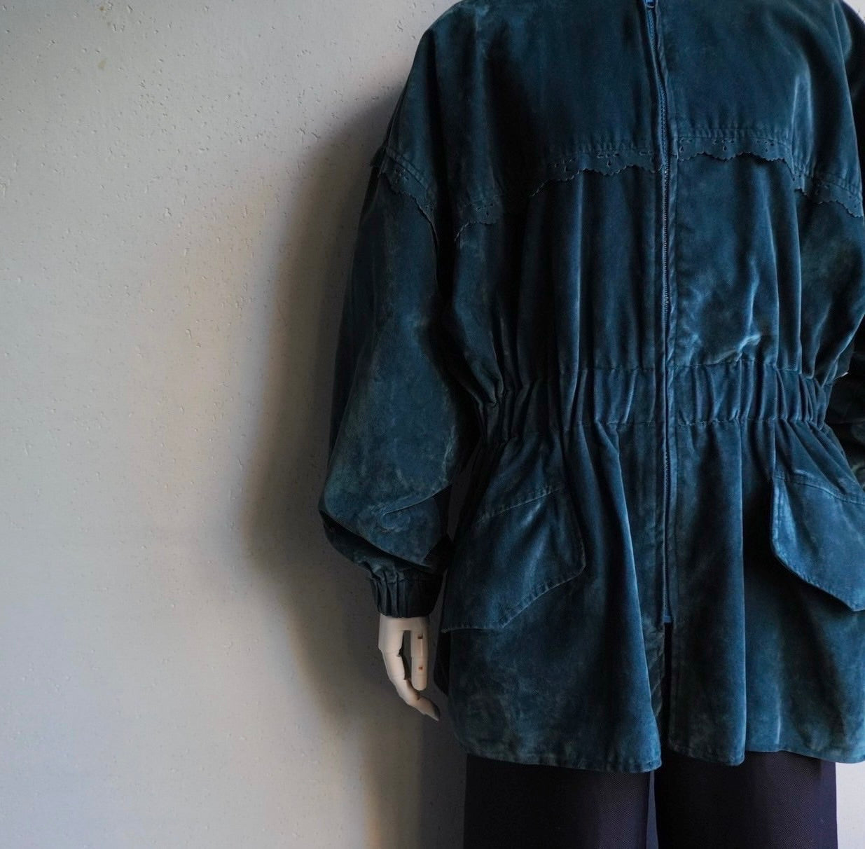 80s Velor Jacket Made in Italy