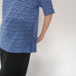 80s Blue Design Top