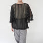90s Sheer Lace Design Blouse