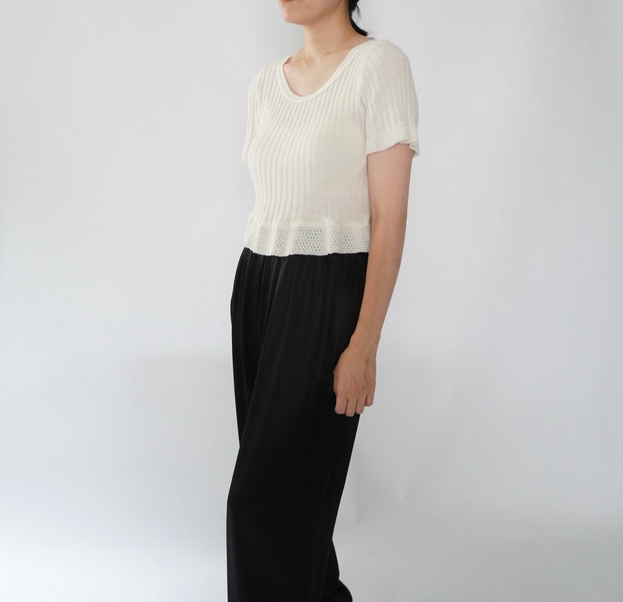 90s Ribbed Top Made in Italy