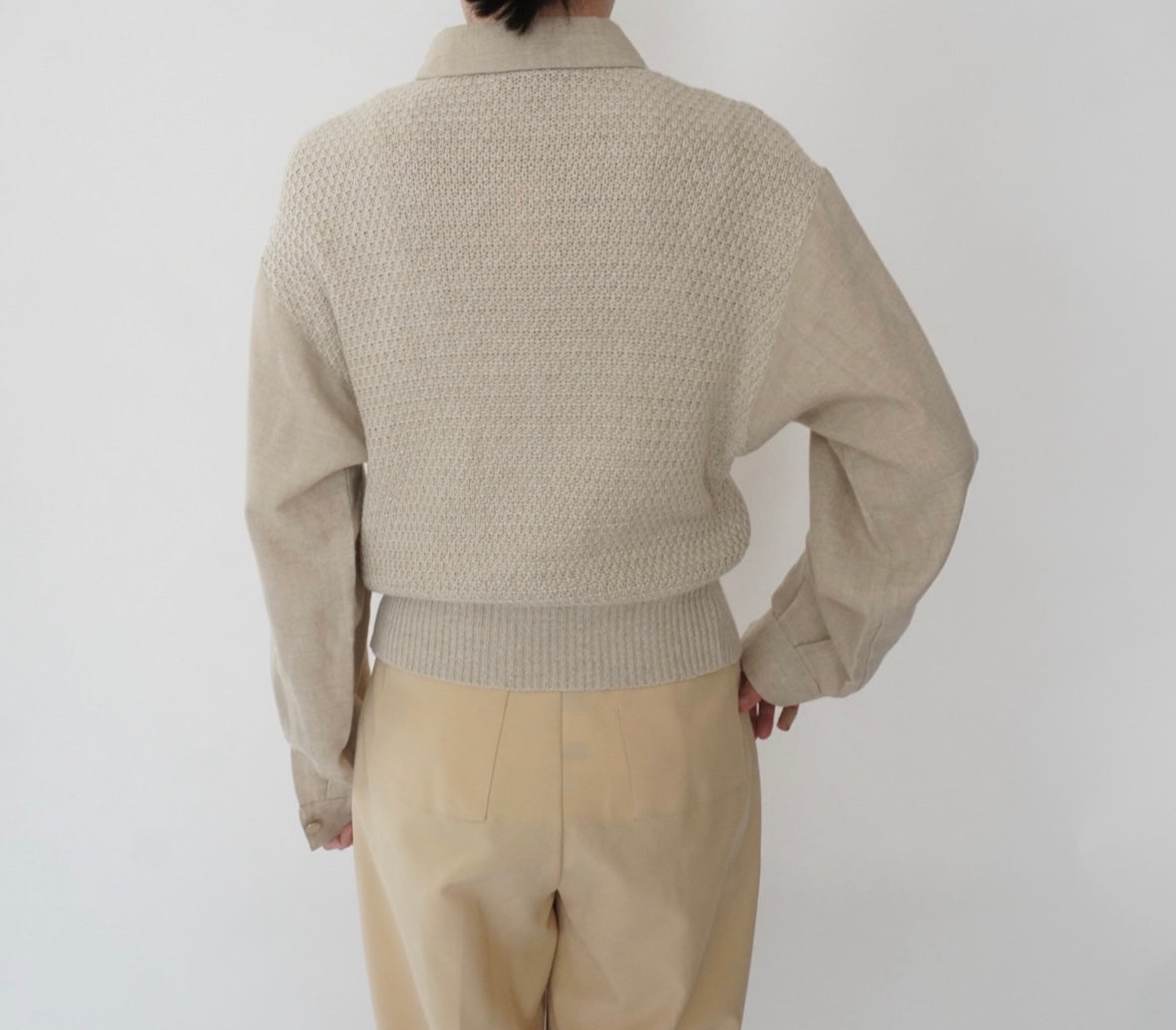 80s EURO Linen Light Jacket