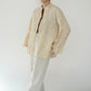 90s Pleated Silk Blouse
