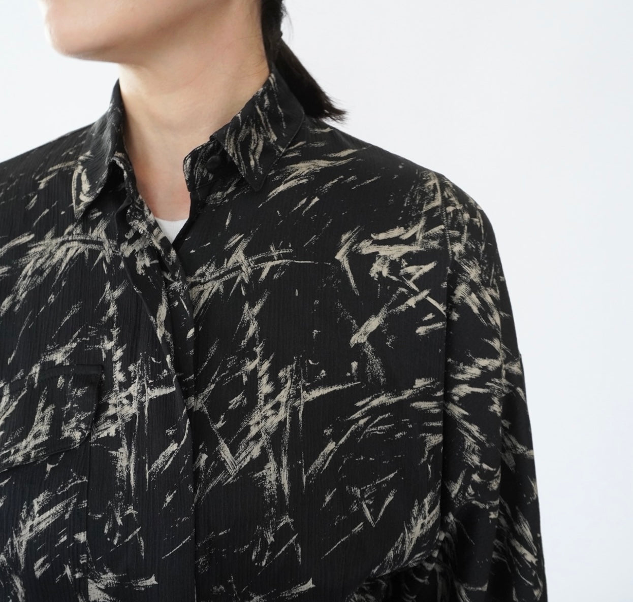 90s EURO Silk Design Shirt