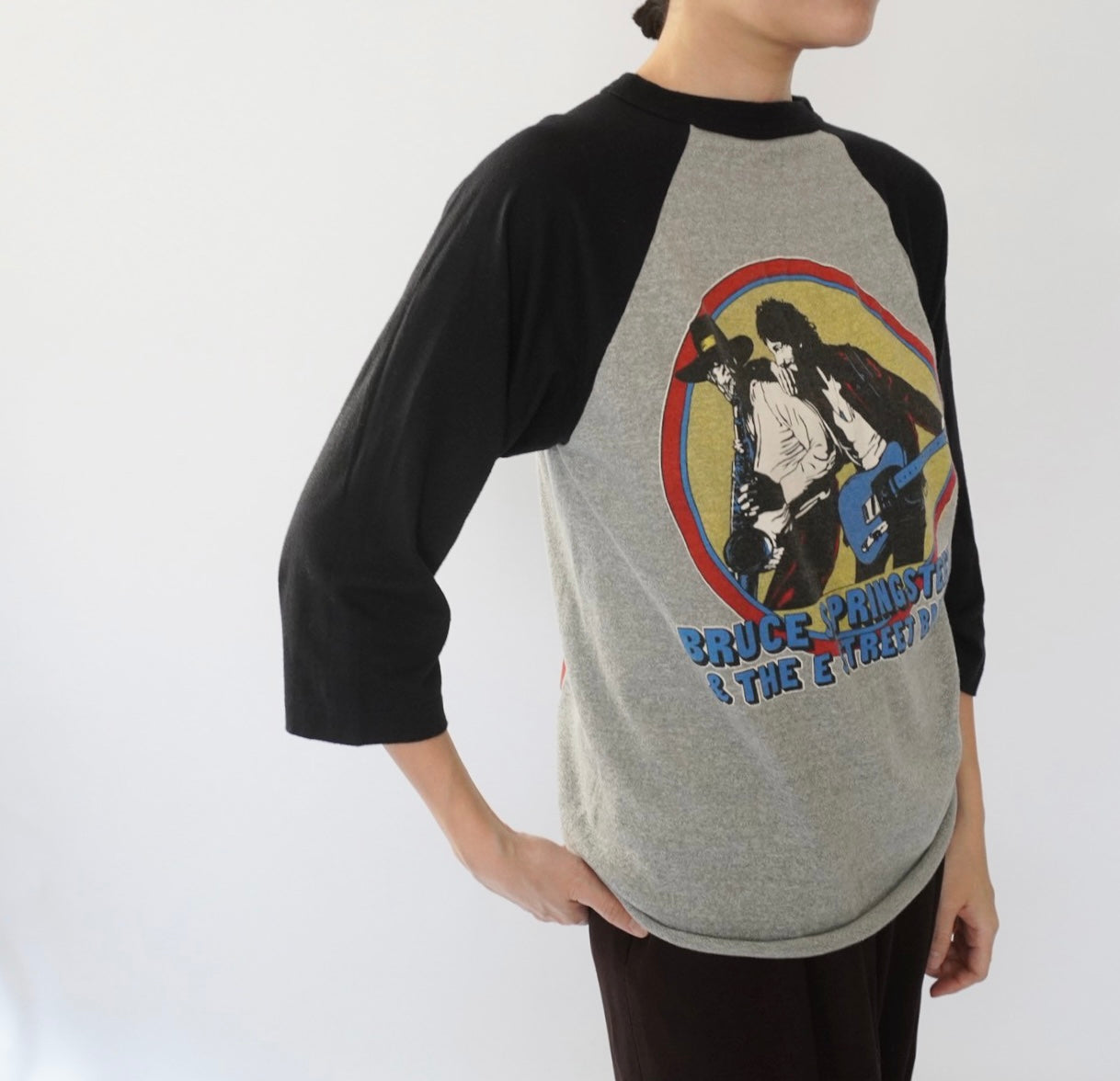 80s "BRUCE SPRINGSTEEN" Raglan T-shirt　
