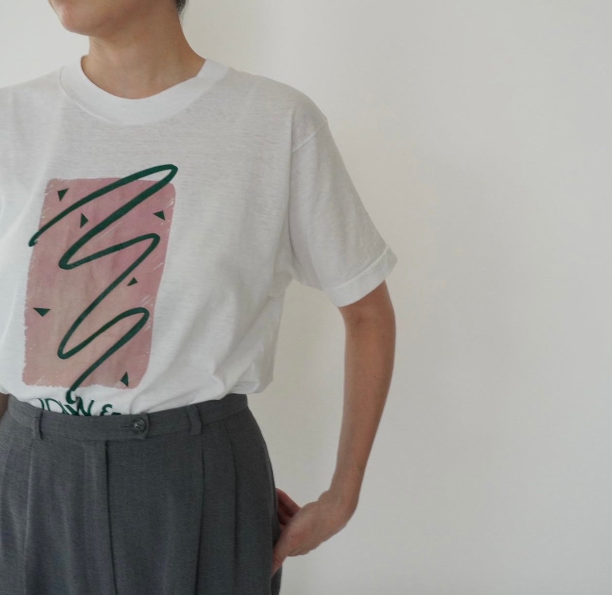 80s Printed T-shirt Made in USA