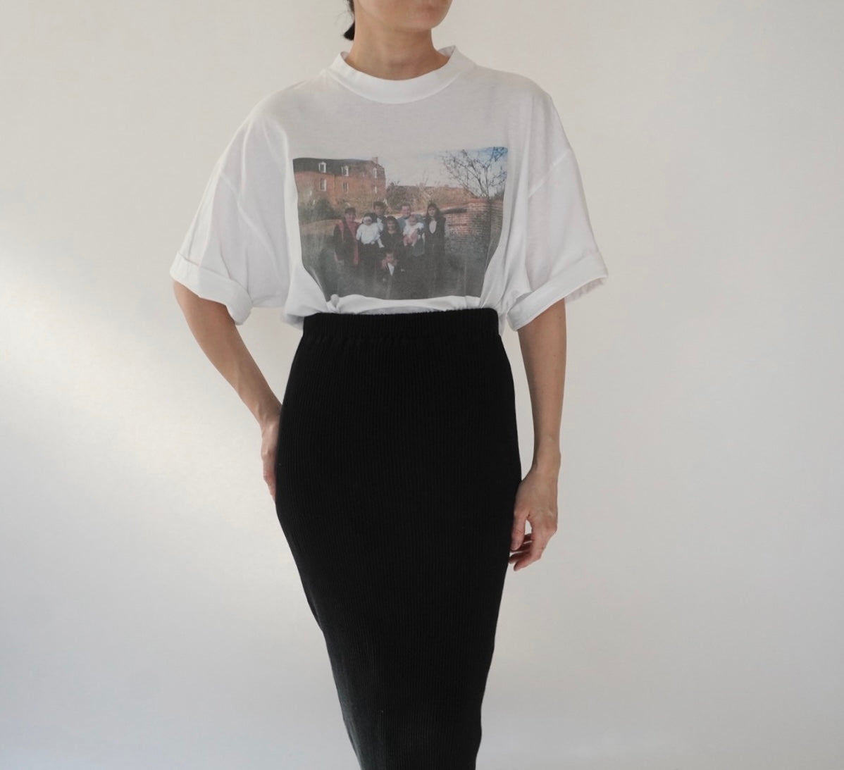 90s Photo Printed T-shirt