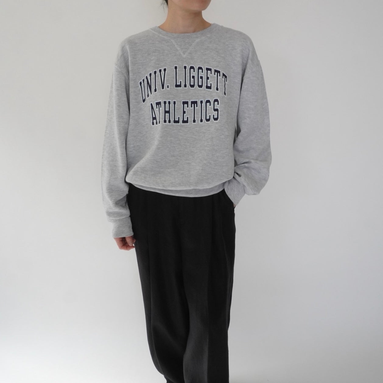 00s "Russell Athletic" Printed Sweater