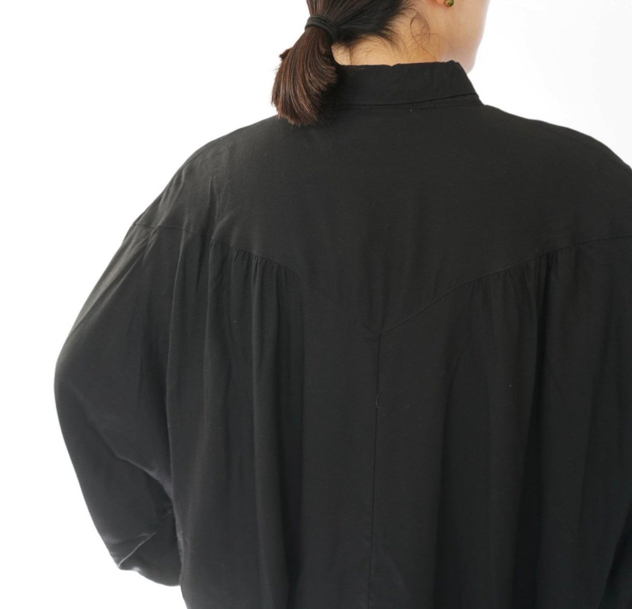 90s Black Oversized Shirt