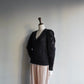 80s Black Design Knit