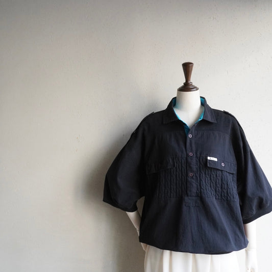 90s Black x Blue Design Top