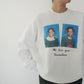 90s Photo Printed Sweater Made in Canada