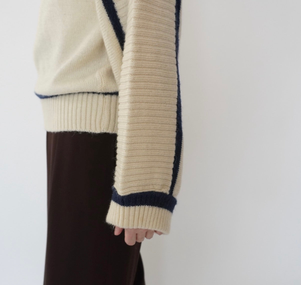 80s＂Rodier Paris" Design Knit
