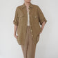 90s Design Linen Shirt Made in Italy