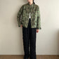 90s Silk Embroidery Shirt Jacket