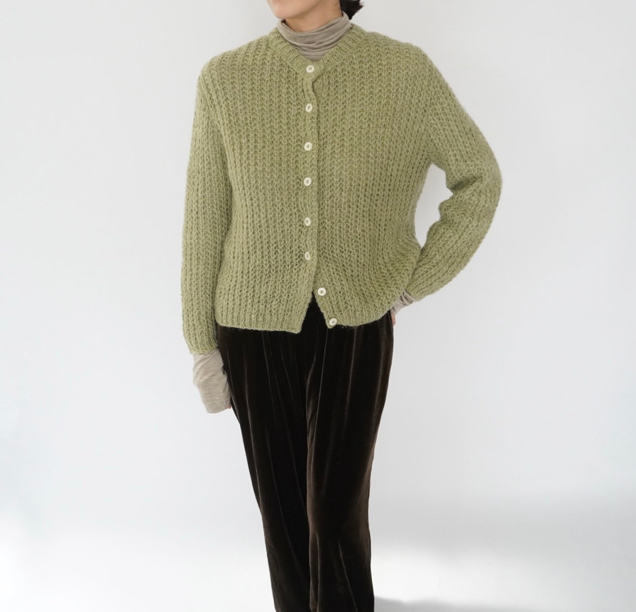 80s Mohair Knit Cardigan
