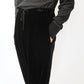 90s Black Velour Wide Pants