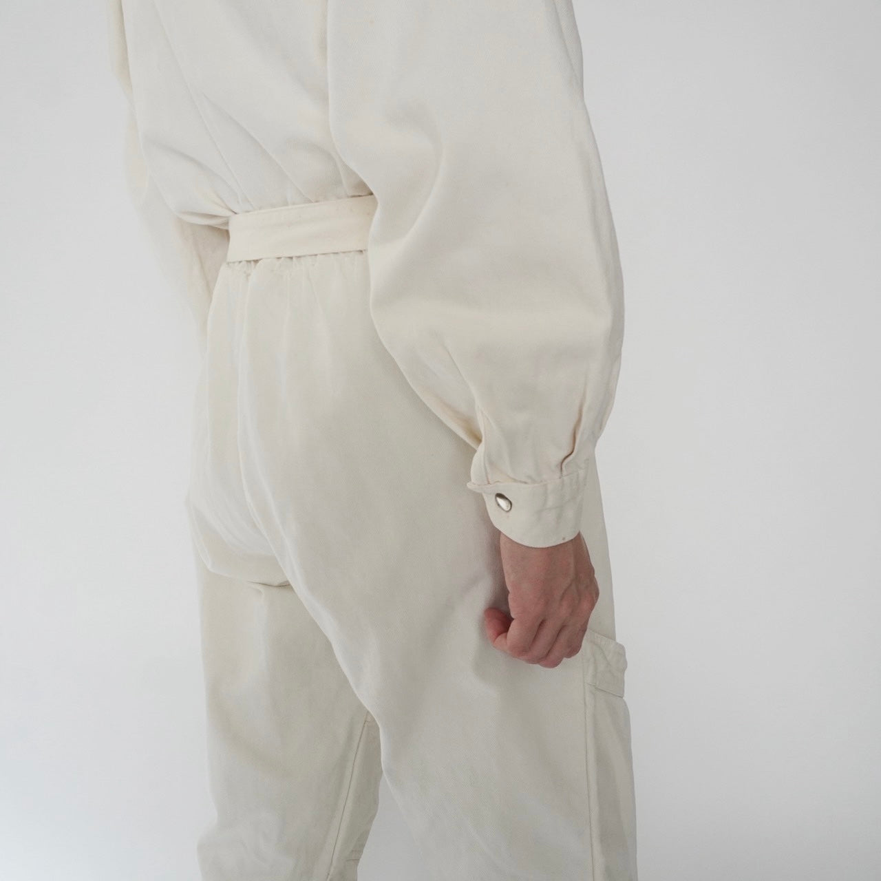 80s EURO Design Ivory Jumpsuit