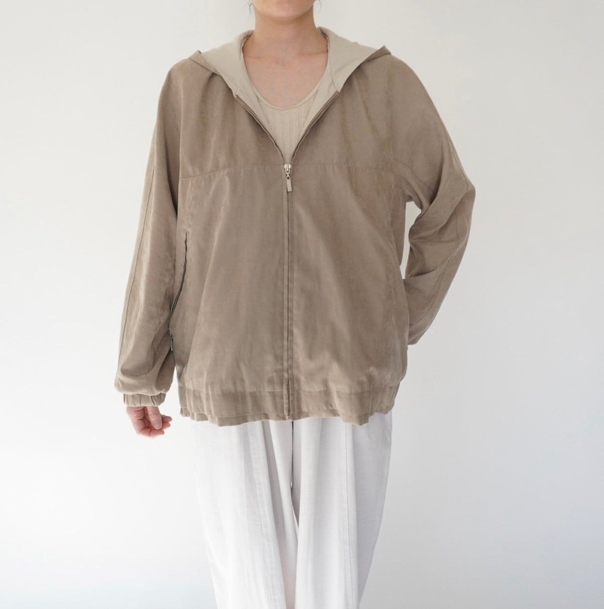 90s Hooded Light Jacket