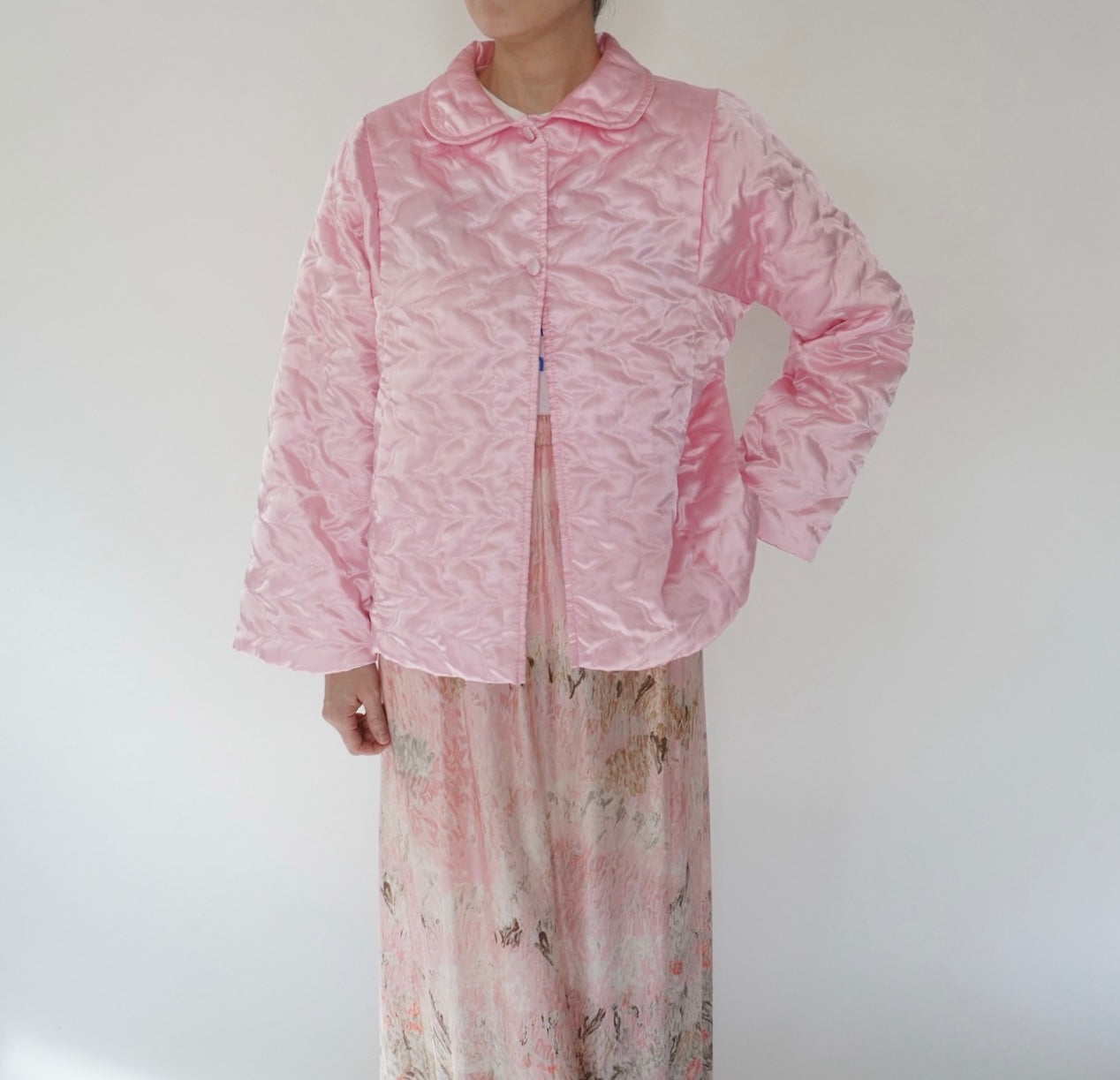 90s Quilted Light Jacket