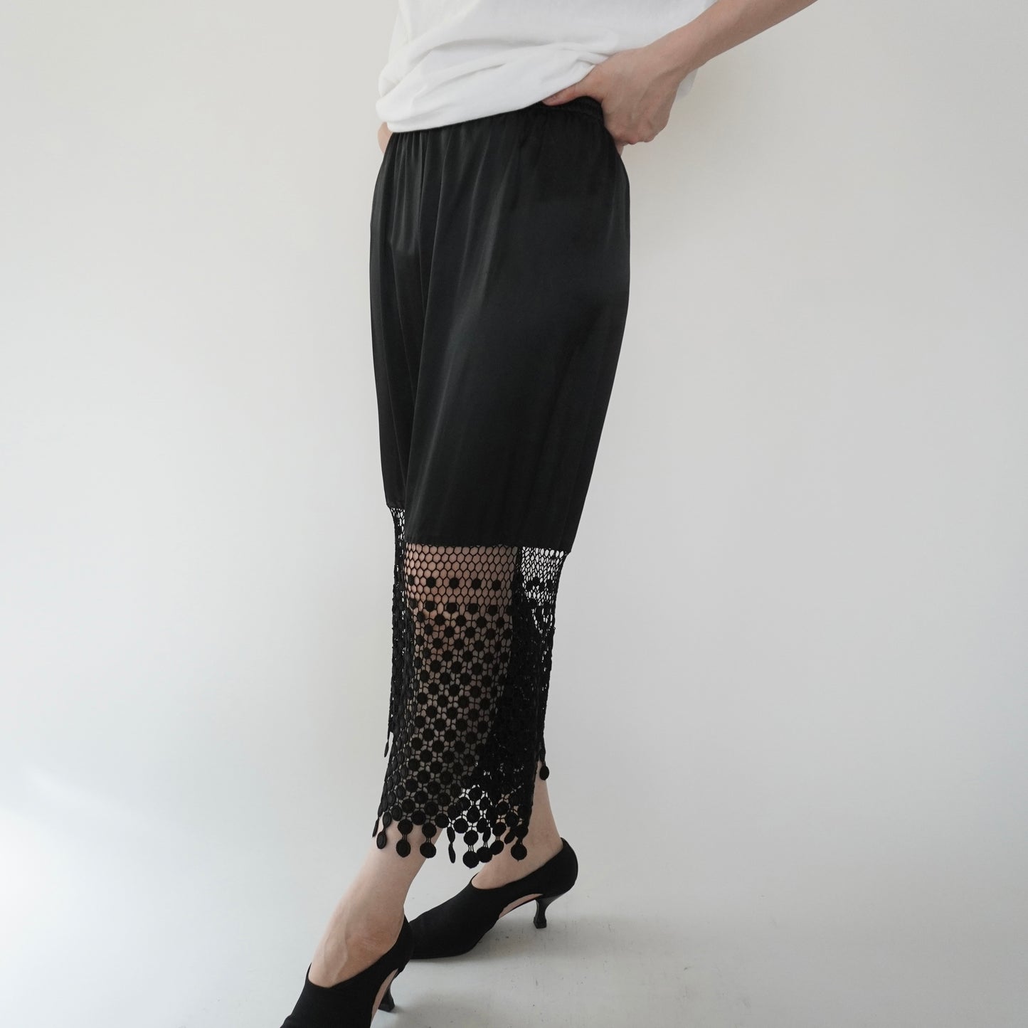 90s Crochet Design Pants