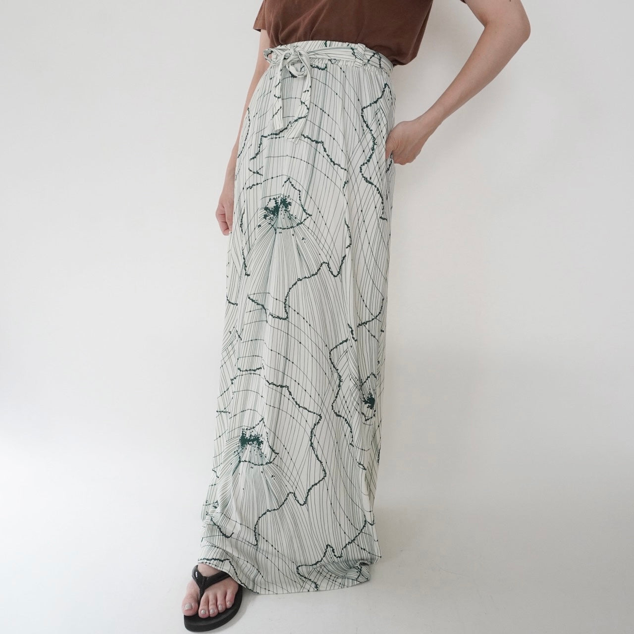 70s Pattern Skirt Made in Canada